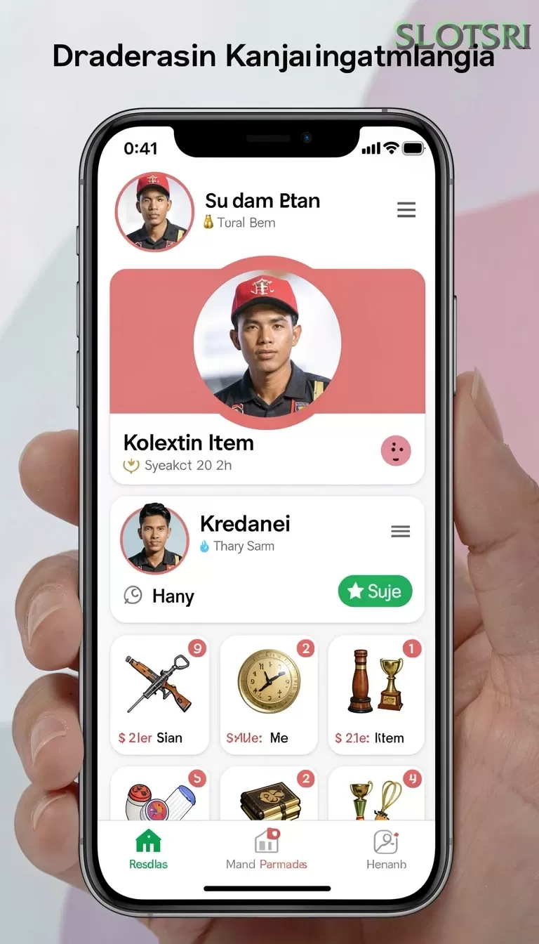 Cuplikan layar A7777 — pengaturan akun