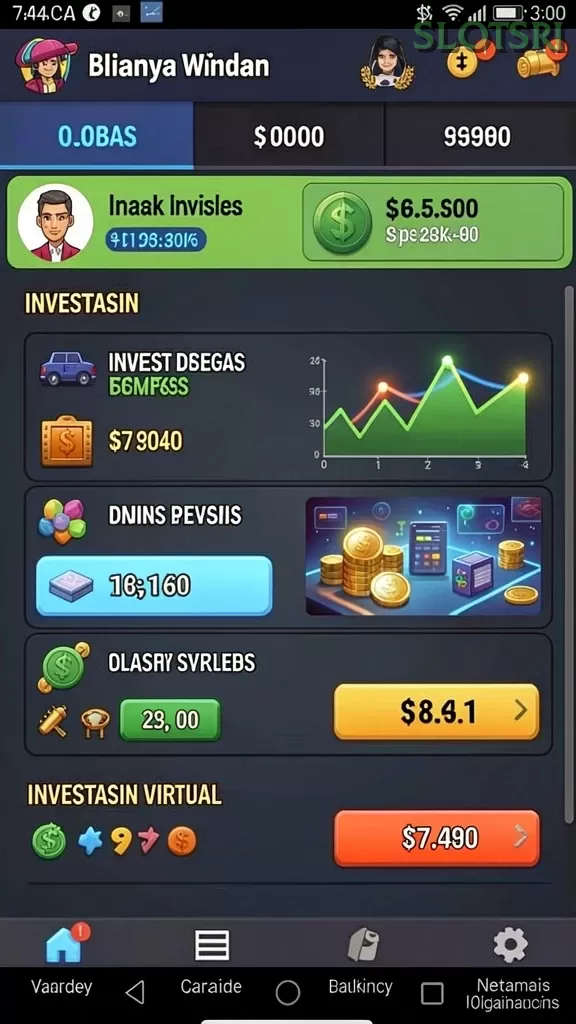 Cuplikan layar PPV99 — menu navigasi