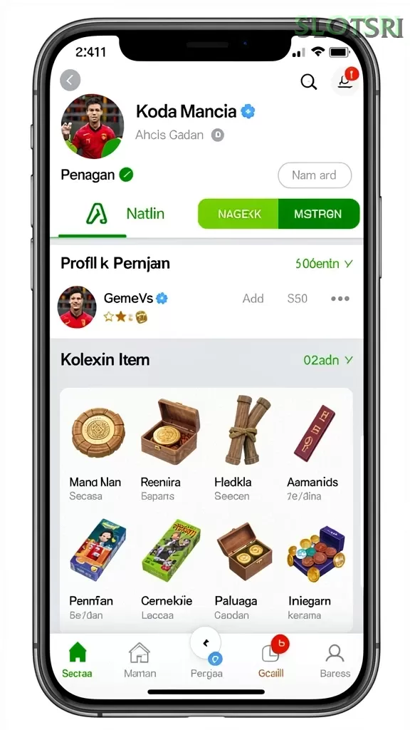 Cuplikan layar NIRWANA88 — pengaturan akun